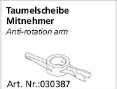 Taumelscheibenmitnehmer Calisto, HG-Micro Jamara 030387