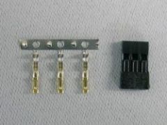 Servostecker Bausatz JR verg.Pins 100 St. Jamara 098333