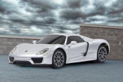 Porsche 918 Spyder 1:14 silber 27Mhz Jamara 404578