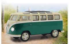 VW T1 Bus 1:24 Diecast grün LED Sound Rückzugmotor Jamara 405146