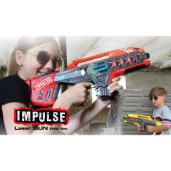 Impulse Laser Gun - Rifle Set gelb/rot Jamara 410083