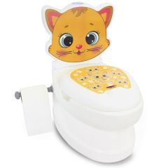 Meine kleine Toilette Katze mit Spülsound und Toilettenpapierhalter Jamara 460955