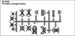 Plastikteile für Gas/Bremsges Jamara 503369