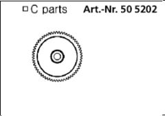 Hauptzahnrad BX-1 Jamara 505202