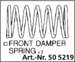 Dämpferfeder vorn BX-1 Jamara 505219