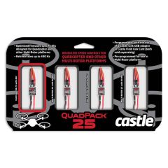 Castle Quadpack 25A 4er Pack Muliticopterset Horizon CSE010013200