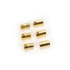 Castle Set mit 3Stk 8.0mm Goldsteckverbindungen (Stecker, Buchse) Horizon CSECCBUL83