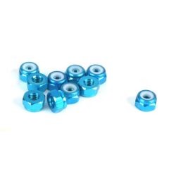 Dynamite Aluminium-Stoppmutter, blau (10 Stk) Horizon DYN8562