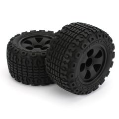 Vormontiert V/R Reifen Set (2), BLK,All Terrain: Circuit Horizo