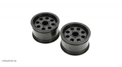 Wheel, Ruckus, Front/Rear, Black (2) Horizon ECX43007