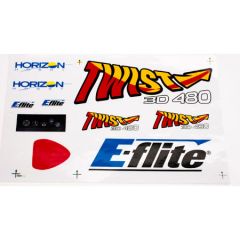 E-flite Dekorationsbögen: Twist 480 Horizon EFL300510