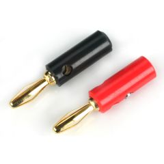 E-flite Bananenstecker Gold Set m Schrauben Horizon EFLA234