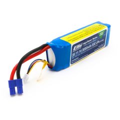 E-flite 3S 11,1V 3000mAh 30C LiPo-Akku m. EC3-Stecker Horizon EFLB30003S30