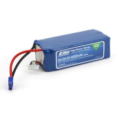 E-flite 6S 22,2V 4000mAh 30C LiPo-Akku m. EC3-Stecker Horizon EFLB40006S30