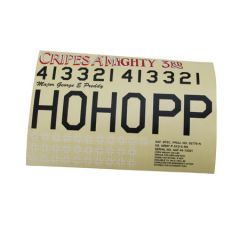 Decal Sheet,Cripes AMighty, Horizon HAN242026