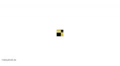 Hangar 9 UltraCote, 1 Squares Yellow/Blk Horizon HANU931