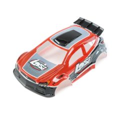 Losi 1/24 4WD Micro Rally X Body lackiert rot Horizon LOS200001