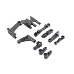 Servo Mount, Steering Servo Set Plastic: Baja Rey Horizon LOS231008