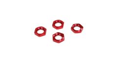 Losi LST XXL2-E : Mutter, 17 x 5mm, geriffelt, rot Horizon LOS242005