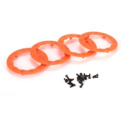 Beadlock Ring, Orange w/ Screws (4): 22SCT Horizon LOS43009