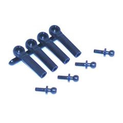 Ball Studs w/Ends, 4-40 x 1/4 Horizon LOSA6006