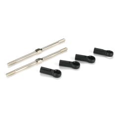 Turnbuckles 4mm X 98mm w/ End Horizon LOSA6543