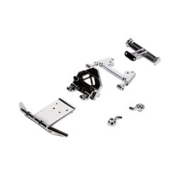 Bumper/Strut/Mount Set, Chrome: Mini Desert Buggy Horizon LOSB11