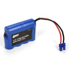 Losi 7.2V 1100mAh NiMH mitEC2 Connector Horizon LOSB1212