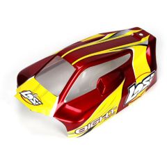 Losi Mini 8IGHT Karosserie lackiert Set/ Metalic Rot Horizon LOSB1336