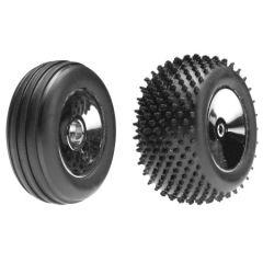 Front/Rear Wheels & Tires, Ch Horizon LOSB1570