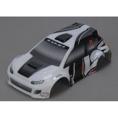 Losi 1/24 4WD Rally Karosserie, Grau Horizon LOSB1786