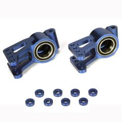 Losi Aluminium Radträger Hinten (2)/ Blau: 5T Horizon LOSB2094