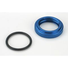 Shock Adjuster Nut, Blue: LST Horizon LOSB2813