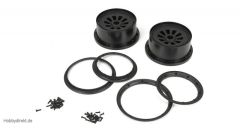 LOSI Felge und Beadlock Set Schwarz (2) 5T Horizon LOSB7034