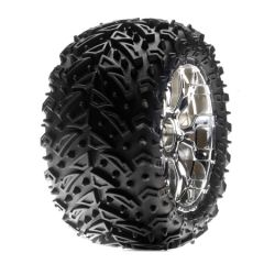 Losi 320S Zombie Max / Force Wheel montiert/ Chrome Horizon LOSB7413