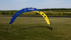 10 ft x 4 ft FPV Fly Under Arch w/Stakes, Horizon Logo Horizon PMR10534