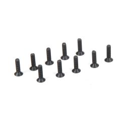 Flat Head Screws, M2.5 x 10mm (10) Horizon TLR235007