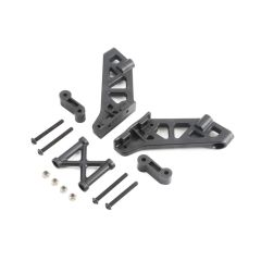 L/R Wing Mount, Brace & Spacer: 5IVE B Horizon TLR250003