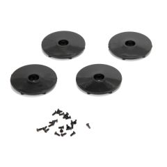 TLR 22SCT/2.0: Wheel Disk FL Schwarz m. Schrauben (4) Horizon TLR43008