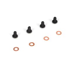 TLR Bleeder Shock Cap Screws & Washers (4): 22 Horizon TLR5066