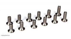 F/C/R Trans Screw Set Titanium (12): 5T Horizon TLR6200