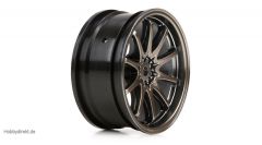 Vaterra: Rad FR Volk Racing CE28N 54x26mm Gun Metal(2) Horizon VTR43035