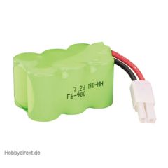 7.2v 1000mAh NiMH Akku :ZZR2,FBC,ABC,FC2 Horizon HBZ1012