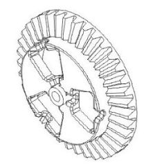 Differentialtellerrad (1) Krick 850764