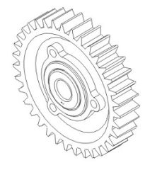 Hauptzahnrad 35 Zähne Vulcan Krick 850826