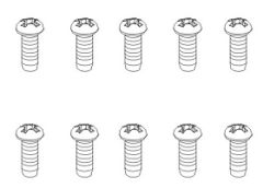Schrauben BM 2,5x10 BH (10) Krick 850847
