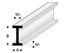 ASA Doppel-T-Profil 4x8x330 mm (5) Krick rb414-56-3