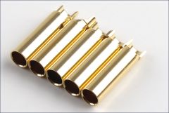 4mm GOLD Buchsen (100 Stueck) Hype Kyosho 082-6160