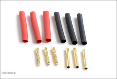 Goldkontaktstecker 2mm 3 Paar Hype Kyosho 086-1026