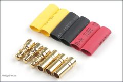 Goldkontaktstecker 3,5mm 3 Paar Hype Kyosho 086-1035